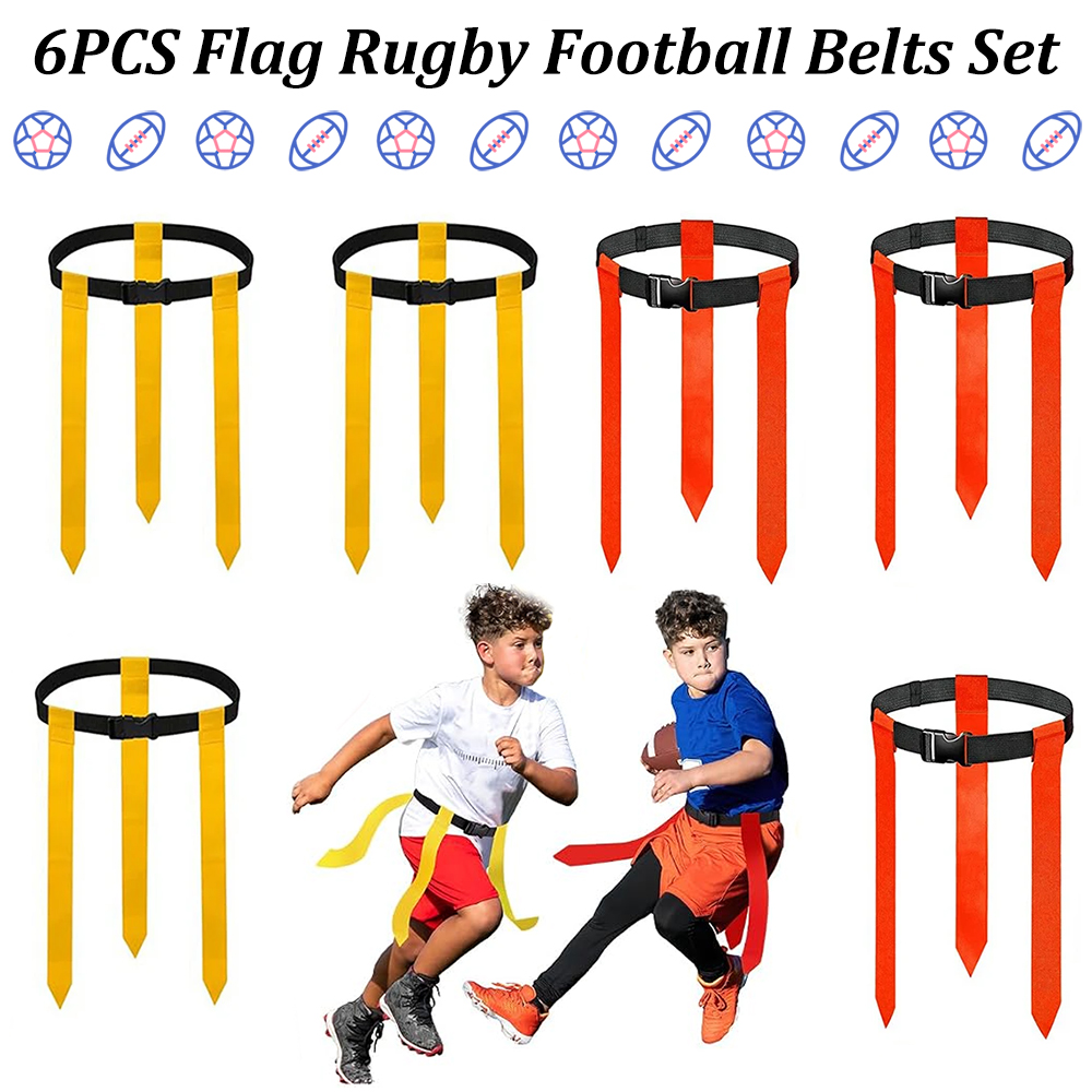 Sports Equipment Kids - Ensemble de 6 ceintures de flag