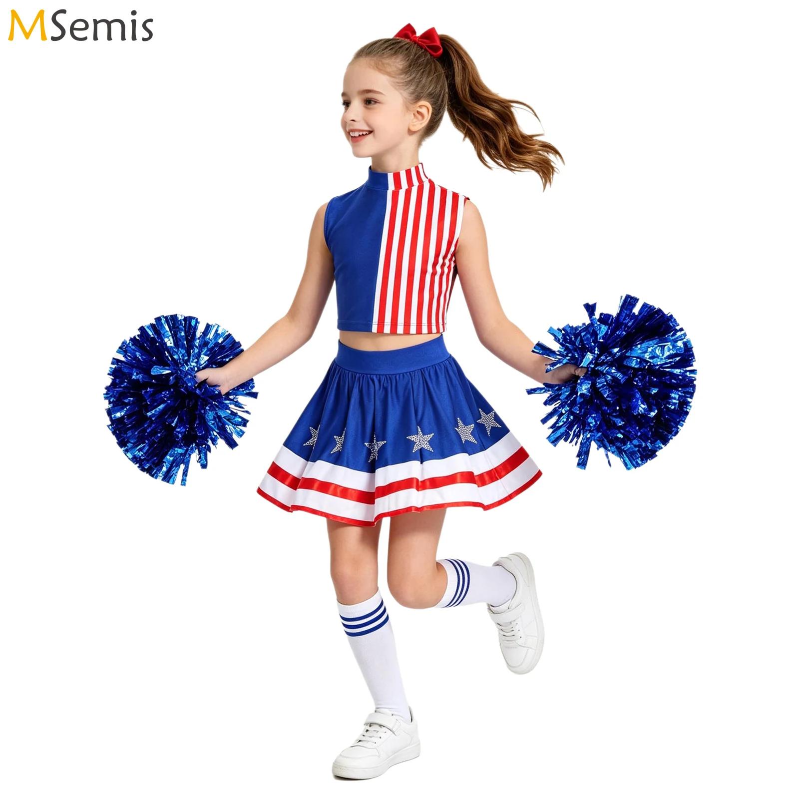 Cheerleading Pom Pom - Tenue de cheerleading pour filles, costume