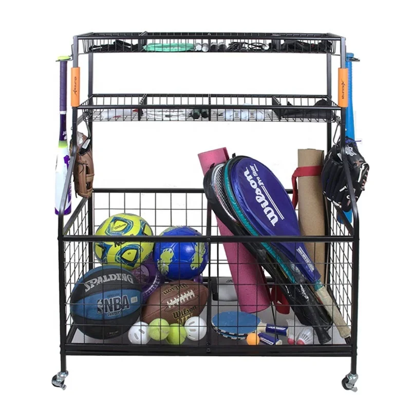 Sports Equipment Garage Organizer - Organisateur de stockage d'équipement sportif pour