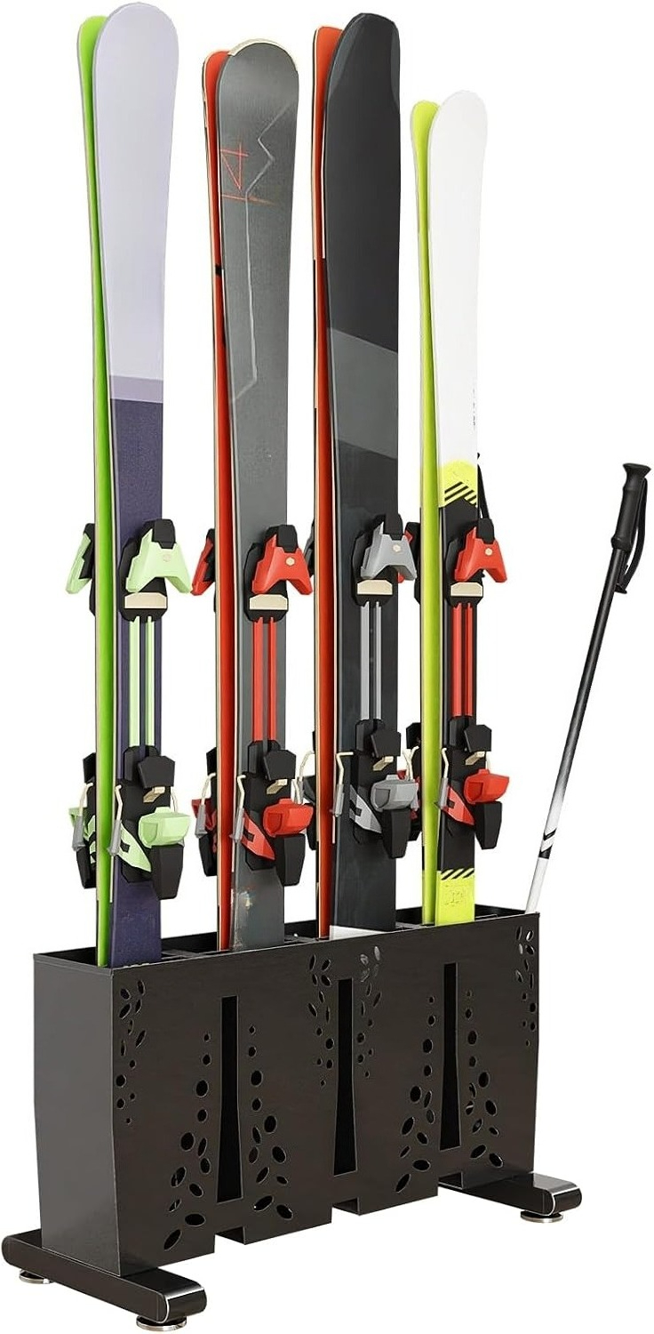 Sports Equipment Garage Organizer - Support de rangement pour skis en