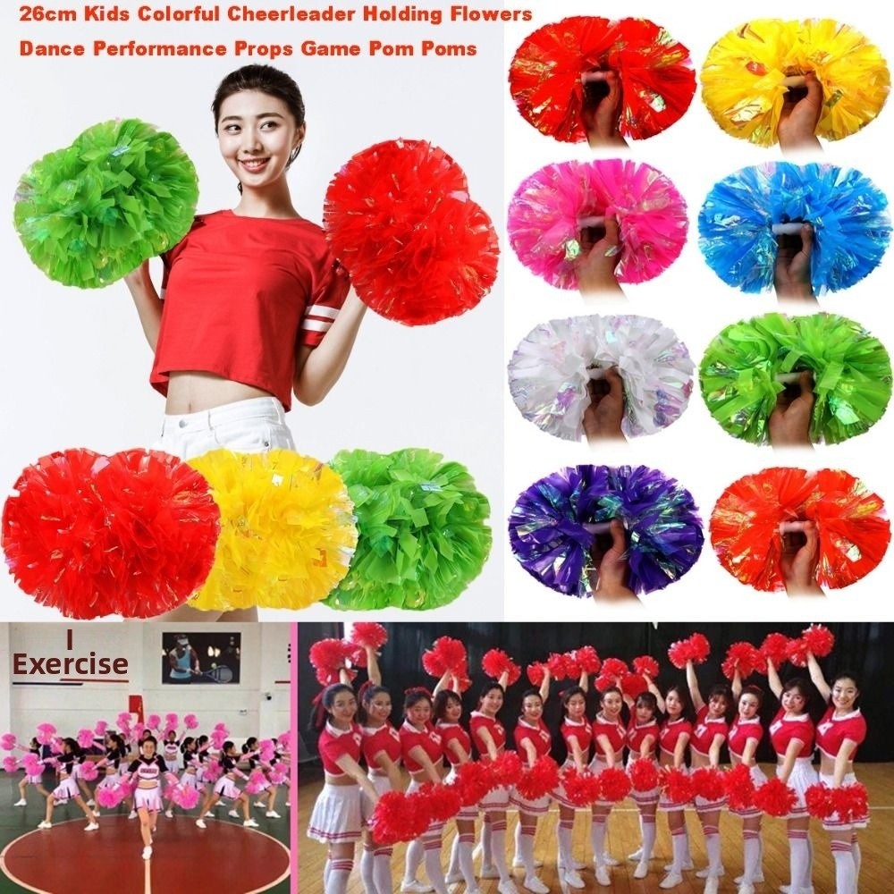 Pom-pom girl multicolore en PE - Cheerleading Pom Pom avis et prix