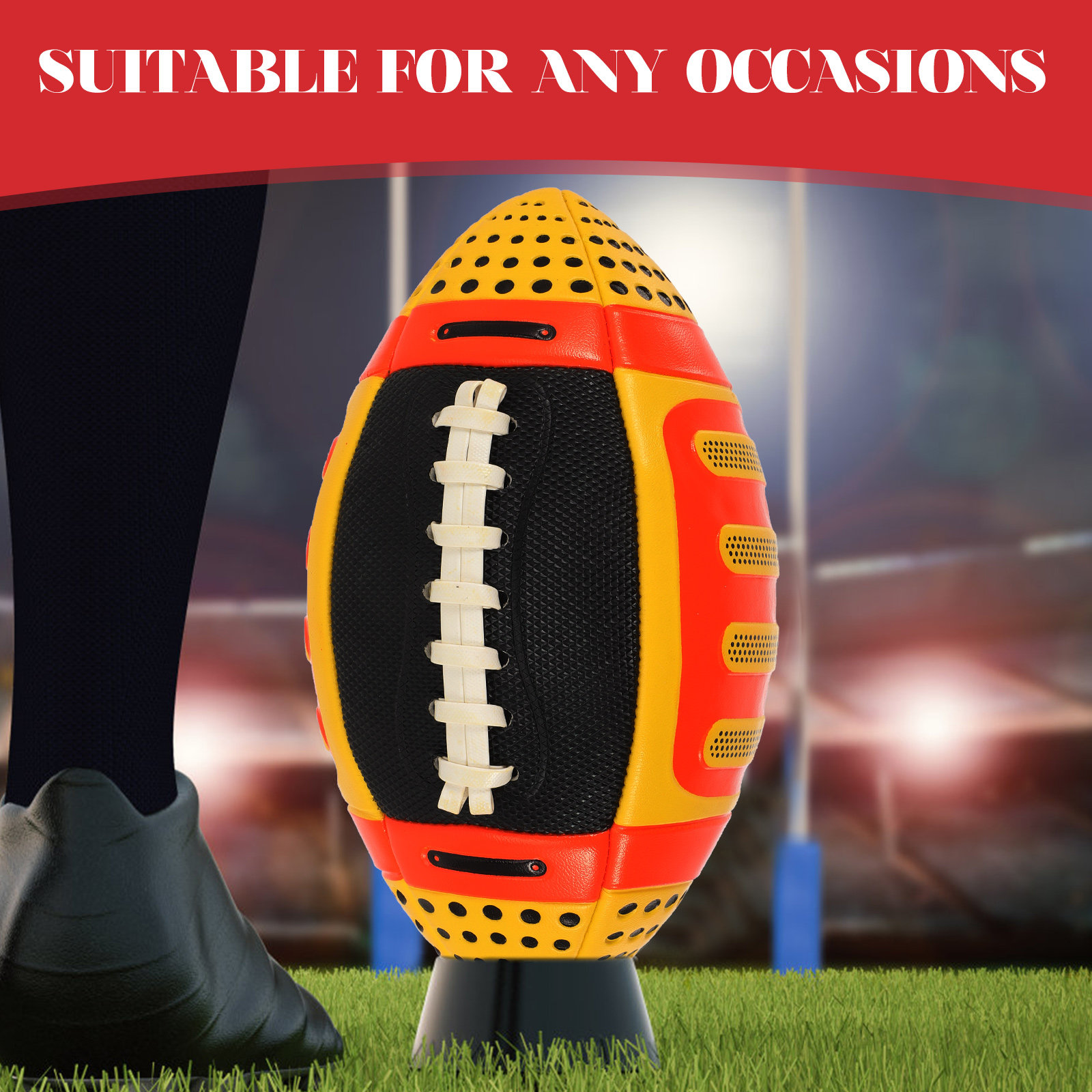 Ballon de rugby en PU de quali - Rugby Training Ball avis et prix