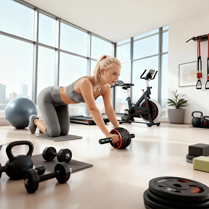 Roue abdominale et tapis de ge - Sports Equipment Companies avis et prix
