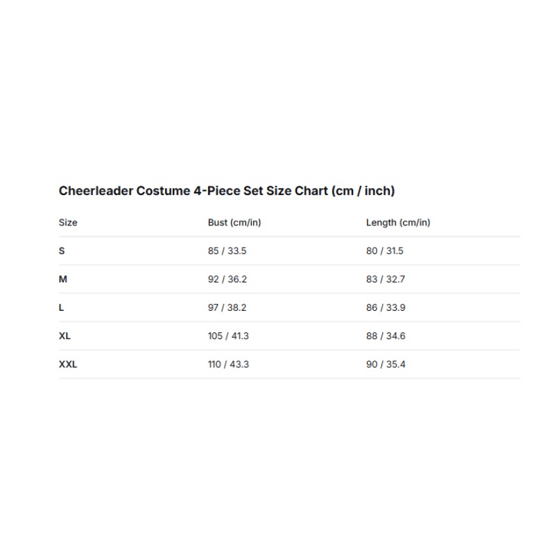 Ensemble de costumes de danse  - Cheerleading Pom Pom avis et prix