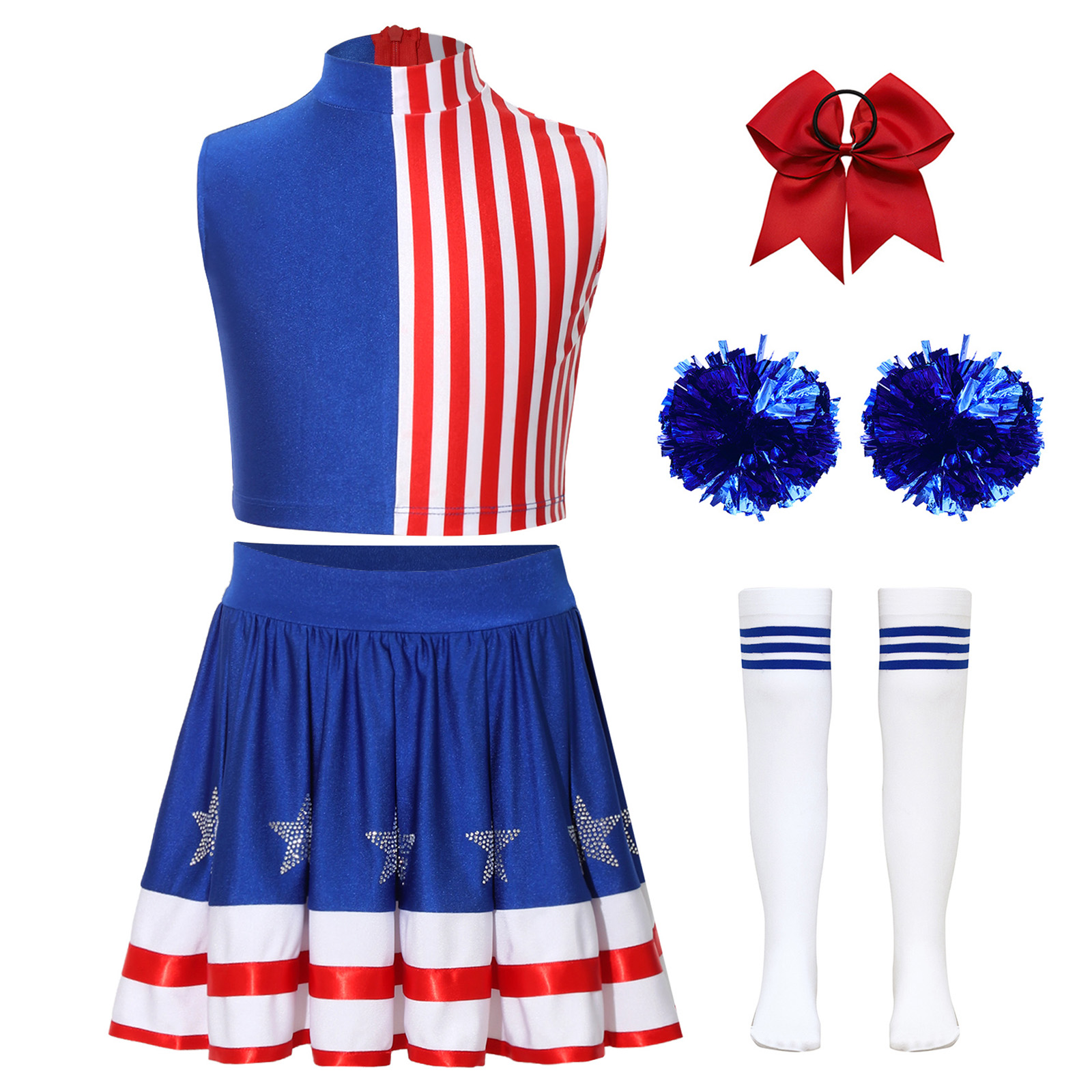 Tenue de cheerleading pour fil - Cheerleading Pom Pom avis et prix