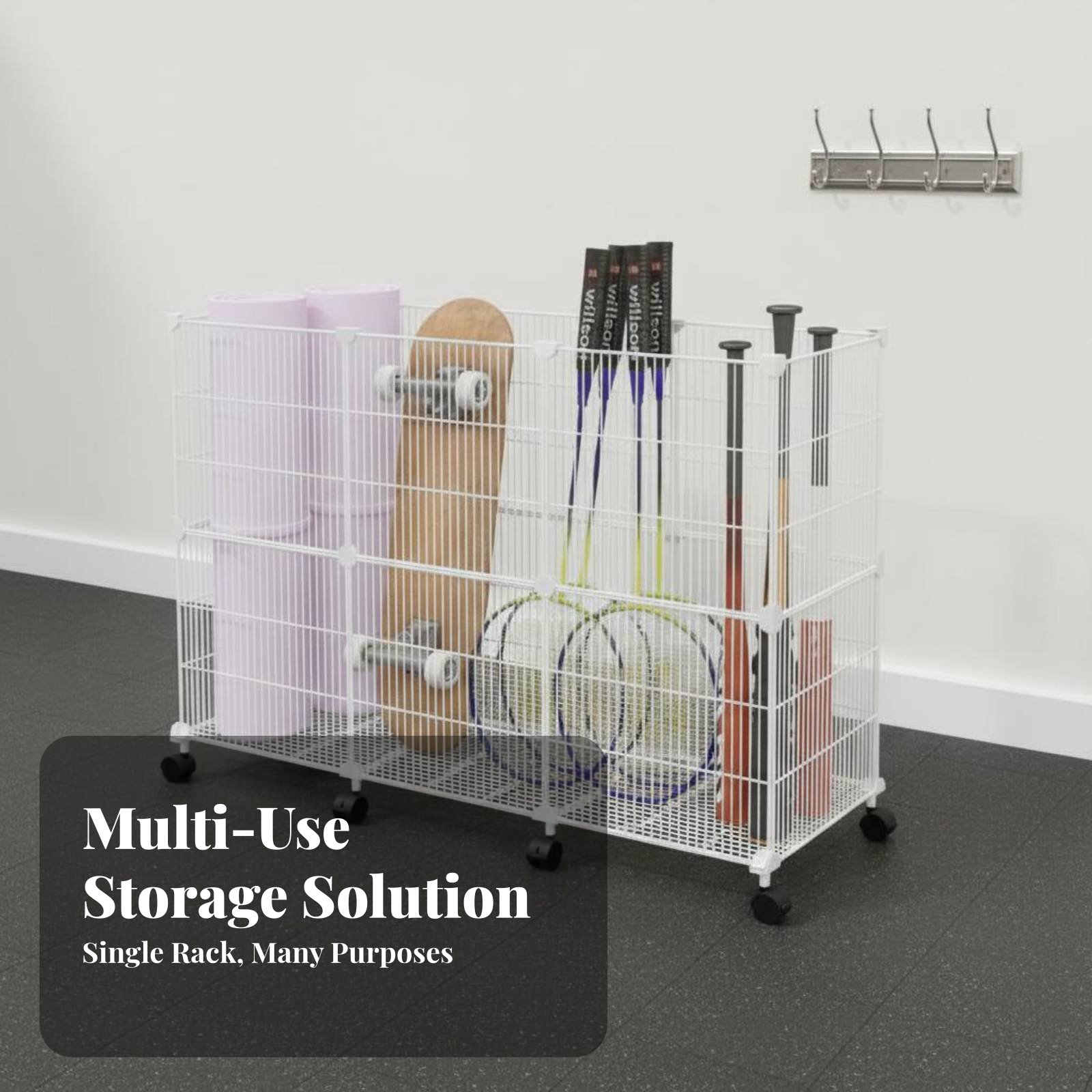 Chariot de rangement pour équi - Sports Equipment Garage Organizer avis et prix