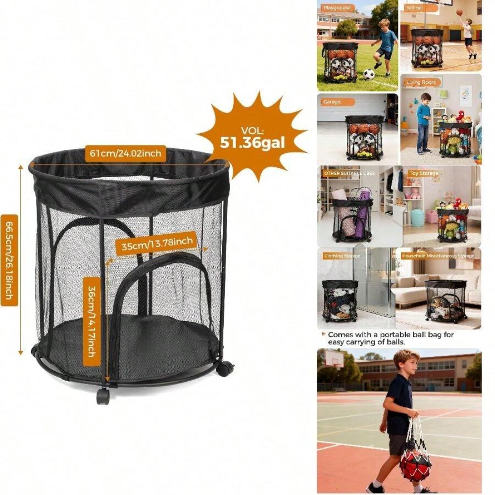 Chariot de rangement pour ball - Sports Equipment Garage Organizer avis et prix