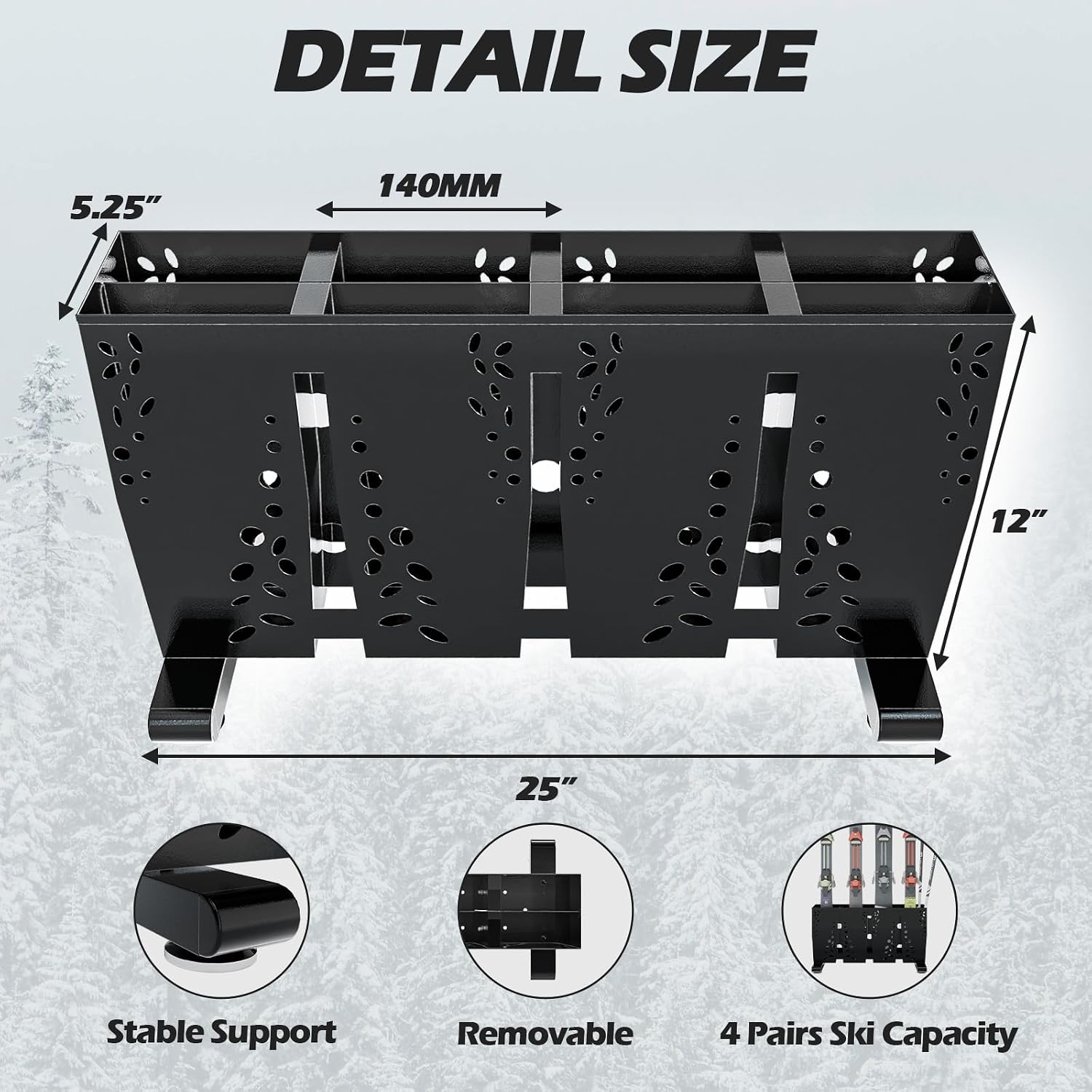 Support de rangement pour skis - Sports Equipment Garage Organizer avis et prix