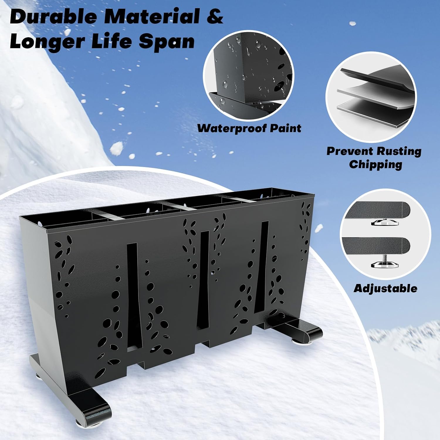 Support de rangement pour skis - Sports Equipment Garage Organizer avis et prix